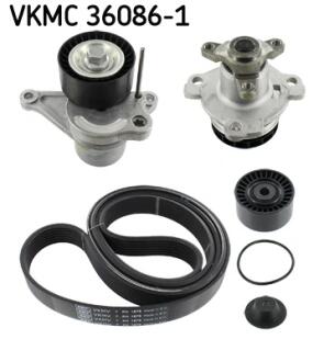 Роликовий модуль натягувача ременя (ролик, ремінь, помпа) SKF VKMC 360861