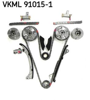 TOYOTA Повний к-кт ГРМ ланцюга CAMRY (V4) 3.5 06-14, HIGHLANDER / KLUGER 3.5 AWD 14-16, LEXUS ES (_V6_) 350 12-18 SKF VKML 910151