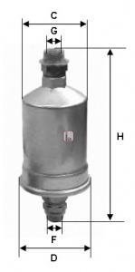Фильтр топливный SOFIMA S1574B (фото 1)