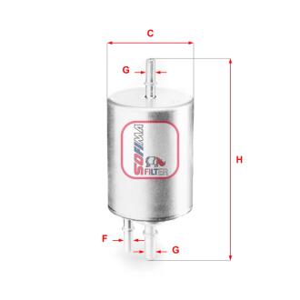 Фильтр топливный SOFIMA S 1831 B