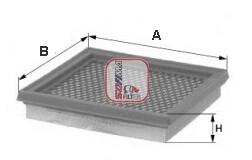 Фільтр повітряний SOFIMA S3160A