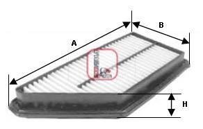 Фільтр повітряний SOFIMA S 3229 A