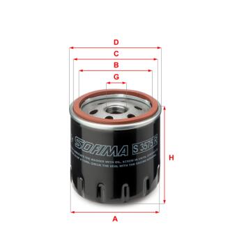Масляний фільтр SOFIMA S 3575 R