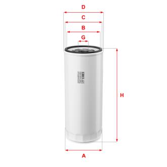 Фильтр масляный SOFIMA S4402R