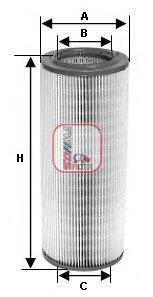 Фільтр повітряний SOFIMA S5410A