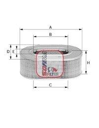Фильтр воздушный mitsubishi, 2,5, 82-89 SOFIMA S9981A