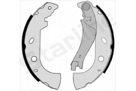 Тормозные колодки к-кт. STARLINE BC 07250