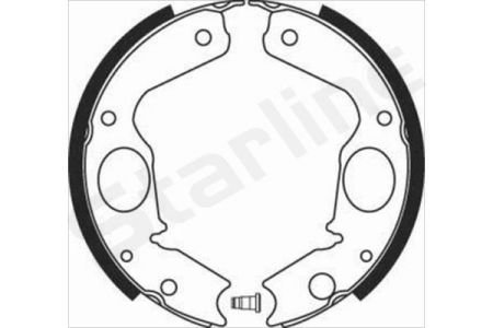 Тормозные колодки к-кт. STARLINE BC 08350