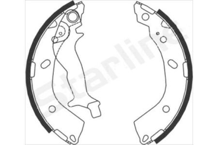 Тормозные колодки к-кт. STARLINE BC 08760