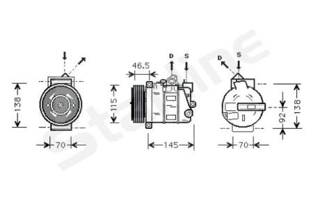 Компресори кондиціонерів STARLINE DK STK0186