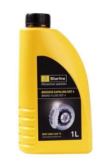 Тормозная жидкость DOT4 1л. STARLINE ACST029