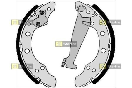 Тормозные колодки к-кт. STARLINE BC 04100