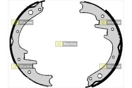 Тормозные колодки к-кт. STARLINE BC 06010