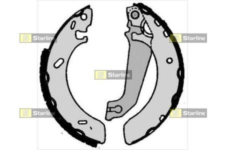 Тормозные колодки к-кт. STARLINE BC 06050 (фото 1)