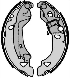 Тормозные колодки к-кт. STARLINE BC 07080