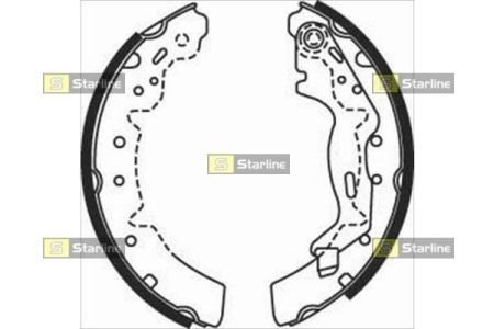 Тормозные колодки к-кт. STARLINE BC 07670 (фото 1)