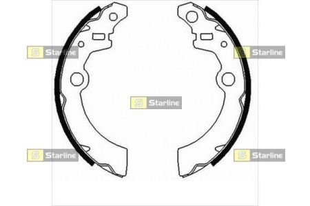 Тормозные колодки к-кт. STARLINE BC 09070