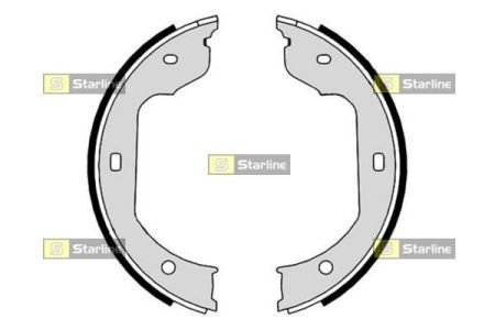 Гальмівні колодки барабанні STARLINE BC 09110 (фото 1)