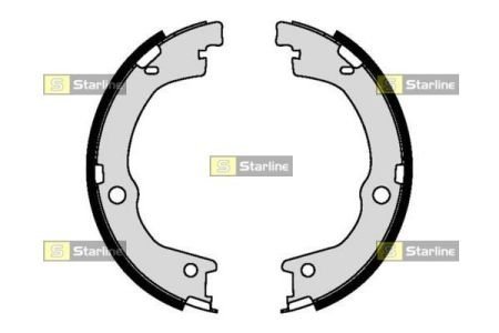 Гальмівні колодки барабанні STARLINE BC 09460 (фото 1)