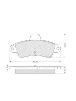 Тормозные колодки к-кт. STARLINE BD S111