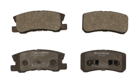 Тормозные колодки к-кт. STARLINE BD S220