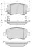 Тормозные колодки к-кт. STARLINE BD S320 (фото 1)