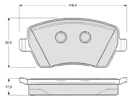 Тормозные колодки к-кт. STARLINE BD S331