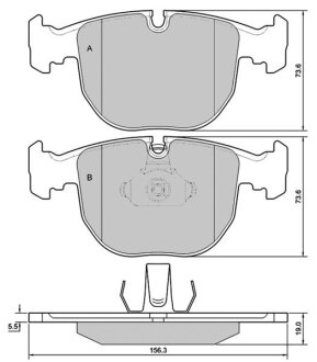 Тормозные колодки к-кт. STARLINE BD S384
