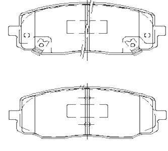 Гальмівні колодки дискові STARLINE BD S449