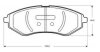 Тормозные колодки к-кт. STARLINE BD S844P (фото 1)
