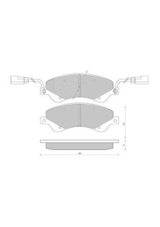 Тормозные колодки к-кт. STARLINE BD S849P