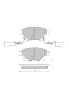 Тормозные колодки к-кт. STARLINE BD S850P