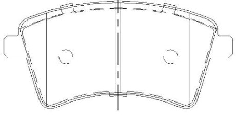 Тормозные колодки к-кт. STARLINE BD S857P