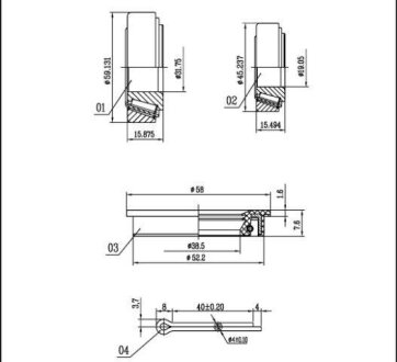 Подшипник ступицы колеса STARLINE LO 00523