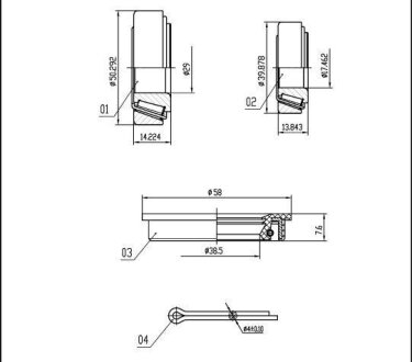 Подшипник ступицы колеса STARLINE LO 00944