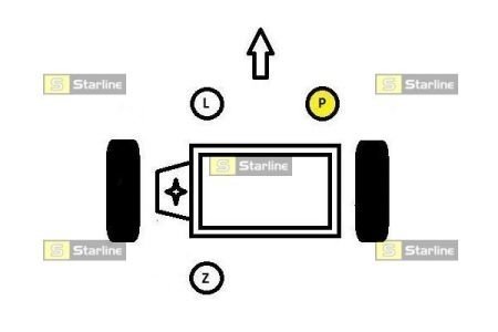 Опора двигателя и КПП STARLINE SM 0004