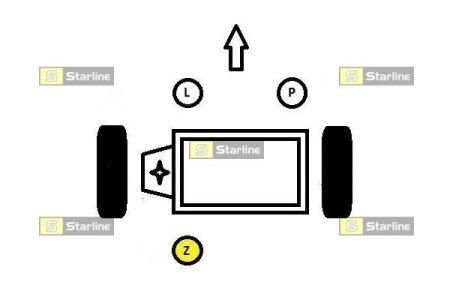 Опора двигателя и КПП STARLINE SM 0018