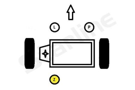 Опора двигателя и КПП STARLINE SM 0605