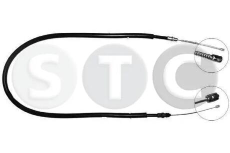 Трос гальмівний CLIO all (барабанний) DX/SX-RH/LH STC T480210