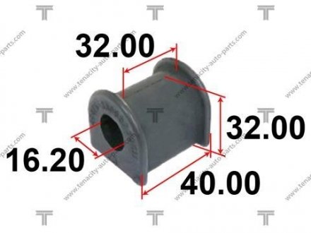 Втулка стабилизатора резиновая TENACITY ASBTO1024