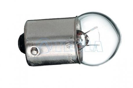 Лампа розжарювання 12VR5W, 12V, BA15s (1-конт) (кратно 10) TESLA B55101 (фото 1)