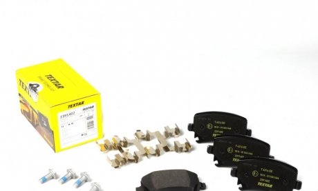 Комплект гальмівних колодок TEXTAR 2391402 (фото 1)