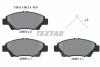 Тормозные колодки к-кт. TEXTAR 2497901 (фото 1)