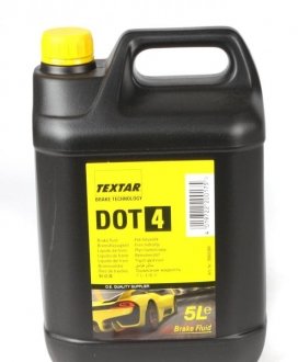 Тормозная жидкость 5л (DOT 4) TEXTAR 95002300