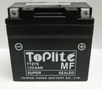 Мотоакумулятор TOPLITE TTZ7S