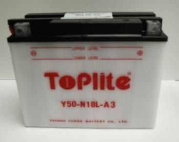 Мотоакумулятор TOPLITE Y50-N18L-A3