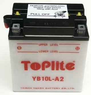 Мотоакумулятор TOPLITE YB10L-A2