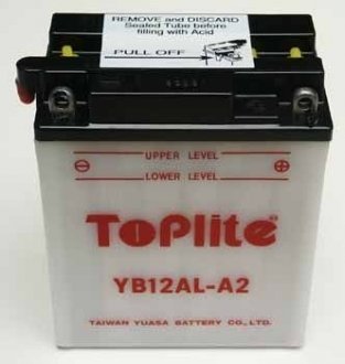 Мотоакумулятор TOPLITE YB12AL-A2