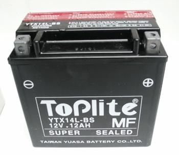 Мотоакумулятор TOPLITE YTX14L-BS