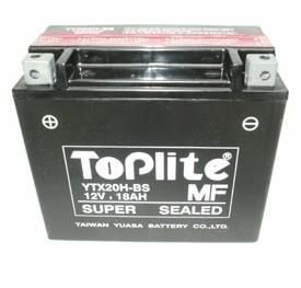 Мотоакумулятор TOPLITE YTX20H-BS